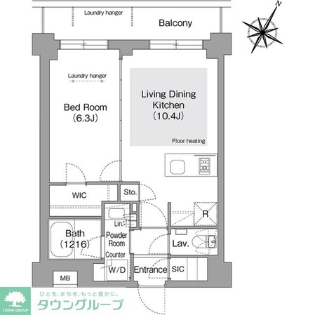 コンフォリア・リヴ文京護国寺の物件間取画像
